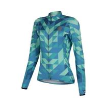 Camisa Ciclismo Feminina Manga Longa Mauro Ribeiro Symmetrical