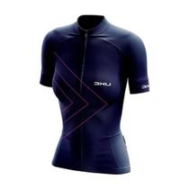 Camisa Ciclismo Feminina Refactor 3xu Macan - Azul