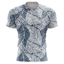 Camisa Ciclismo Folhas Abstratas Curta Dry Fit Bike Mtb Unissex Primavera UV50