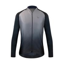 Camisa Ciclismo Free Force Manga Longa Peluciada Start Gradient