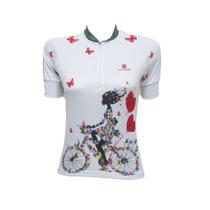 Camisa ciclismo garota bike - feminina