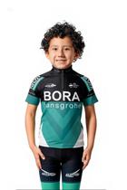 Camisa Ciclismo Manga Curta Bora Infantil Bike Uv Mtb