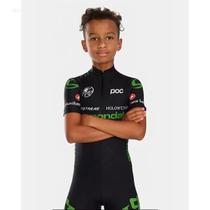 Camisa Ciclismo Manga Curta Cannondale Infantil Bike Uv Mtb