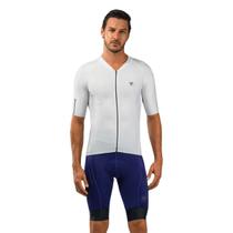 Camisa ciclismo masculina Free Force Training White slim fit