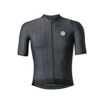 Camisa ciclismo masculina Mauro Ribeiro Fiber 2.0 slim preta Camisa ciclismo masculina Mauro Ribeiro Fiber 2.0 slim preta