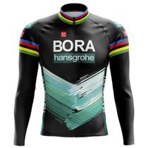 Camisa Ciclismo Masculina ML Bora Hansgrohe UCI Proteção UV+50