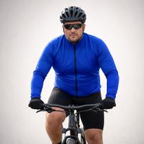 Camisa Ciclismo Masculina Plus Size Dry UV Proteção Solar Conforto Performance