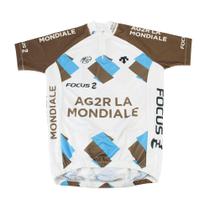 Camisa Ciclismo Masculina Refactor World Tour AG2R Manga Curta