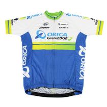 Camisa Ciclismo Masculina Refactor World Tour Orica 02 Manga Curta