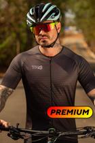 Camisa Ciclismo Masculina TR4 Premium Black Masculina