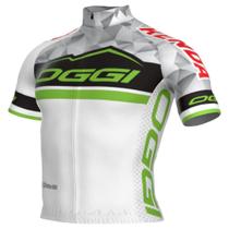 Camisa Ciclismo Oggi Elite Team Branco Verde 2020