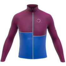 Camisa Ciclismo Peluciada Sport Manga Longa Bluberrys