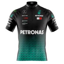 Camisa Ciclismo Petronas Manga Curta Dry Fit -