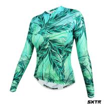 Camisa Ciclismo Slim Fem Manga Longa SXTR Baoba