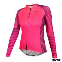 Camisa Ciclismo Slim Fem Manga Longa SXTR Boreal Camisa Ciclismo Slim Fem Manga Longa SXTR Boreal