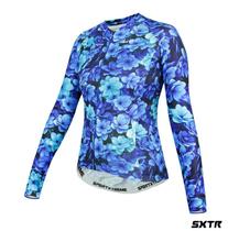 Camisa Ciclismo Slim Fem Manga Longa SXTR Turmalina Camisa Ciclismo Slim Fem Manga Longa SXTR Turmalina