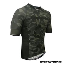Camisa Ciclismo Slim Unissex Mcurta Sportxtreme Army Verde