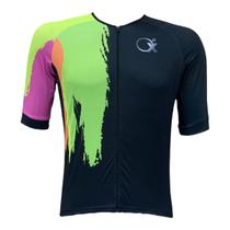 Camisa Ciclismo Suprema Performance Feminina Neon - Ziper Total