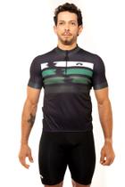 Camisa Ciclismo Unissex First Manchas Verde Camisa Ciclismo Unissex First Manchas Verde
