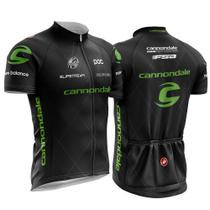 Camisa Ciclismo ziper total Cannondale Preta 30