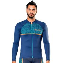 Camisa Ciclista Elite Zíper Confortável Leve Moderna 135143