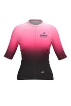 Camisa Ciclista Feminina Tour Pedal Só Delas Rosé