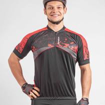 Camisa Ciclista Manga Curta Zíper Parcial Chaos 04291 Camisa Ciclista Manga Curta Zíper Parcial Chaos 04291