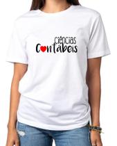 Camisa Ciências Contábeis - profissões - faculdade