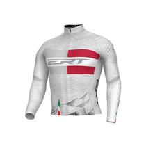 Camisa cilcismo new elite ert manga long val di sole unissex