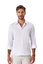Camisa Classic Slim Fit Terra a Vista Yacht Master - Branco