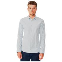 Camisa Colcci Fit Listrada Masculina Manga Longa Camisa Colcci Fit Listrada Masculina Manga Longa