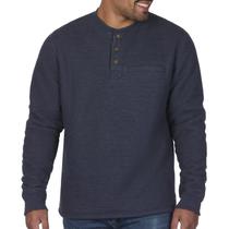 Camisa Coleman de manga comprida Sherpa Lined Waffle Henley para homens