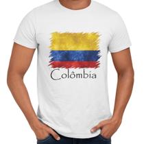 Camisa Colômbia Bandeira País América do Sul - Web Print Estamparia