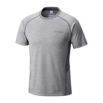 Camisa Columbia Masculina Solar Ice Short Sleeves - Cinza