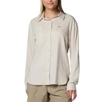 Camisa Columbia P Feminina de Botão Silver Ridge - Areia