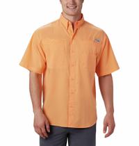 Camisa Columbia PFG Tamiami II Manga Curta Nectar Brilhante
