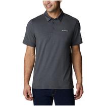 Camisa Columbia Polo Tech Trail Shark Heather Cor:Shark HeatherTamanho:M