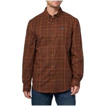 Camisa Columbia Rapid Rivers II M/L Tobacco Tattersall Cor:Tobacco TattersallTamanho:GG