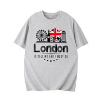 Camisa com Mapa de Londres - Presente para Amantes de Viagens