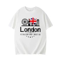 Camisa com Mapa de Londres - Presente para Amantes de Viagens