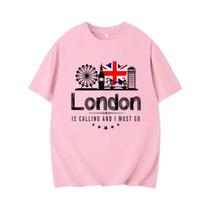 Camisa com Mapa de Londres - Presente para Amantes de Viagens