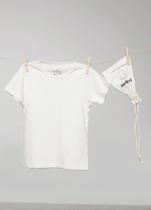 Camisa com Saco Malha Fio Organico - Branco - Bugbee Camisa com Saco Malha Fio Organico - Branco - Bugbee