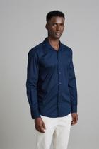 Camisa Comfort - Azul Marinho Camisa Comfort - Azul Marinho