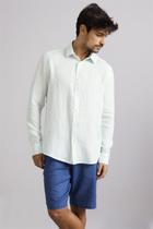 Camisa Comfort Linho - Azul Claro