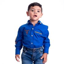 Camisa Competição Masculina Infantil Texas Farm - Cp002/ Inf - Royal