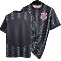 Camisa Corinthians 23 24 Treino Preto Original
