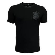 Camisa Corinthians All Black Algodão - Masculino - Coimbra