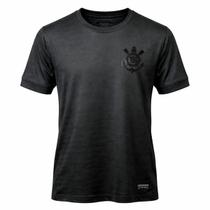 Camisa Corinthians All Black Jacquard - Masculino Tamanho:MCor:Preto
