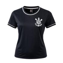 Camisa Corinthians Arte Dark - Feminino Tamanho:GGCor:Preto