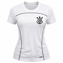 Camisa Corinthians Baby Look Recortes Lateral - Feminino Tamanho:GGCor:Branco Camisa Corinthians Baby Look Recortes Lateral - Feminino Tamanho:GGCor:Branco